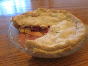 strawberry-apple pie